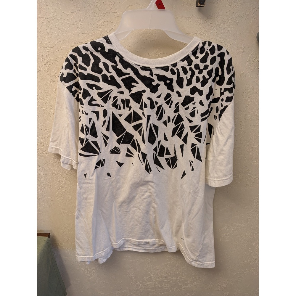 Jordan Mens 3XL Graphic T Shirt White Black Gym Athletic Basketball
